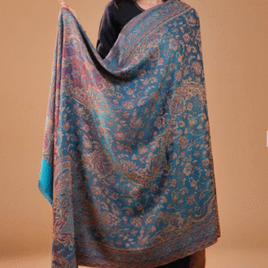 Pashmkala – Floral Woven Designer Shawl