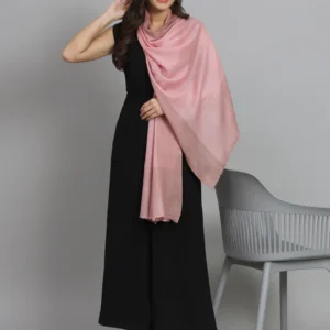 Pashmkala Women Pink Shawl Online with beautiful weave